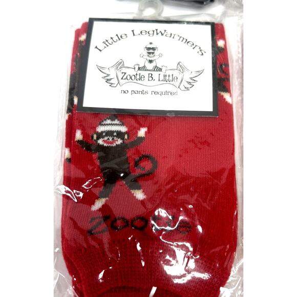 Zootie B. Little Leg Warmers Baby & Toddler Lot of 4 NEW Black White Red - Picture 5 of 8